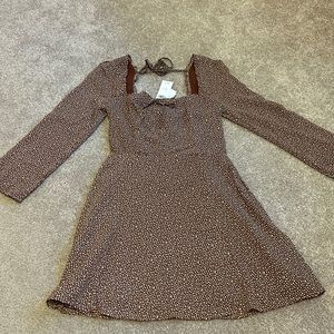 NWT abercrombie long sleeve mini dress